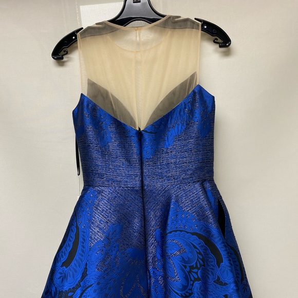 Mon Cheri High Low Illusion mesh sweetheart neckline gown - Picture 10 of 16